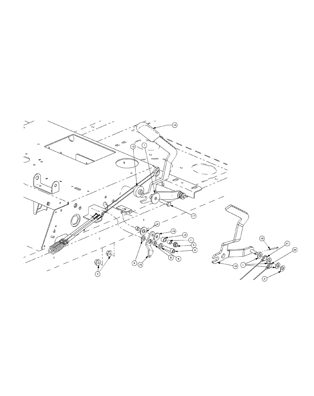 Brake Assembly (2009 And After) Diagram and Parts List for ENFORCER48 53AH3AGN050-22HP Cub Cadet Lawn Tractor